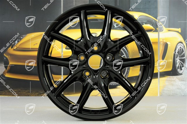 19" Felga Cayenne Design, 9J x 19 ET60, czarny wysoki połysk