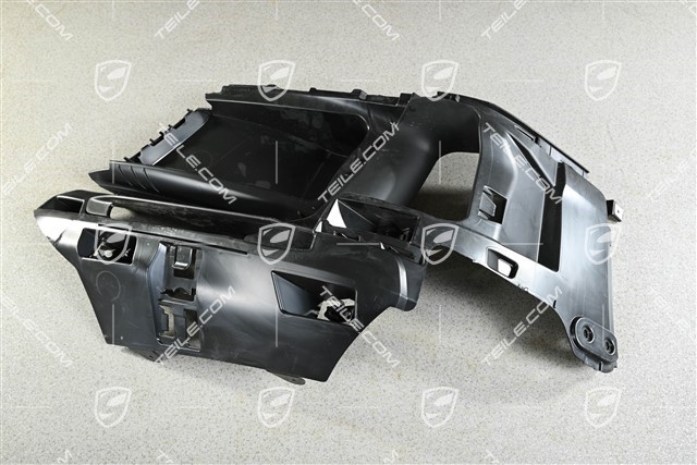 Retaining frame lateral, black, R