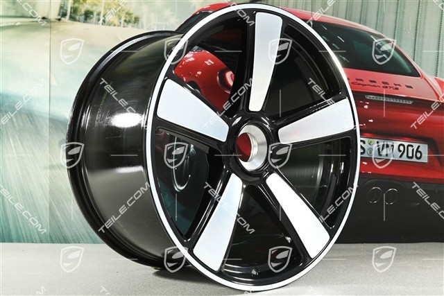 21" Sport Classic wheel rim, 12J x 21 ET63, black high gloss
