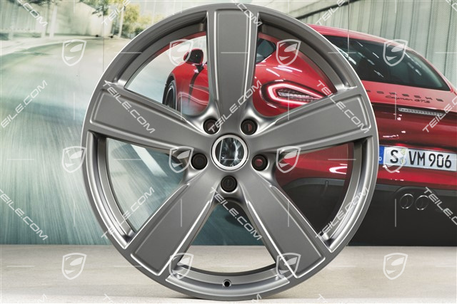 22-inch wheel rim, Sport Classic, 10J x 22 ET48, Platinum satin-matt