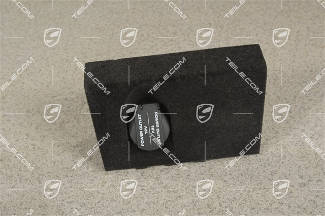 Centre console cover trim incl. plug socket 12v