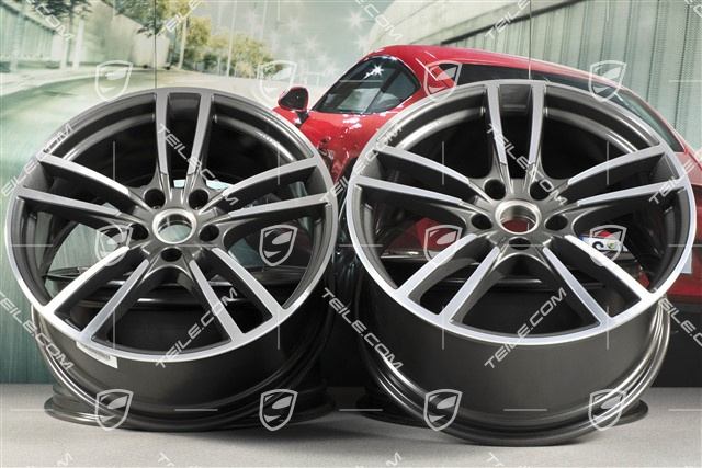 21" Felgensatz Cayenne Turbo, 11J x 21 ET58 + 9,5J x 21 ET46