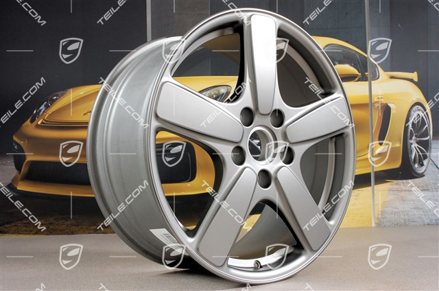 19-inch wheel rim Cayenne Sport Classic II, 8,5J x 19 ET59, Platinum satin-matt