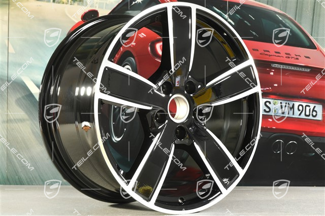 20" Felga Sport Classic Komfort, 10,5J x 20 ET55, czarny wysoki połysk