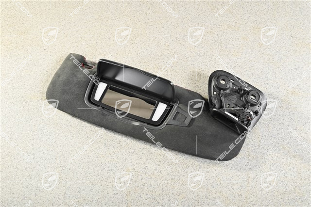 Blenda przeciwsłoneczna z lusterkiem, czarna, Cabrio, R