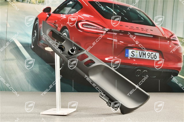 GT2RS / GT3RS, Blenda tapicerki drzwiowej, Osłona klamki, Czarna, RHD, R