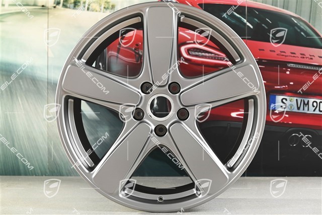 21" felga Cayenne Sport Classic, 10J x 21 ET50, platynowy satynowy półmat (Platinum Seidenmatt)