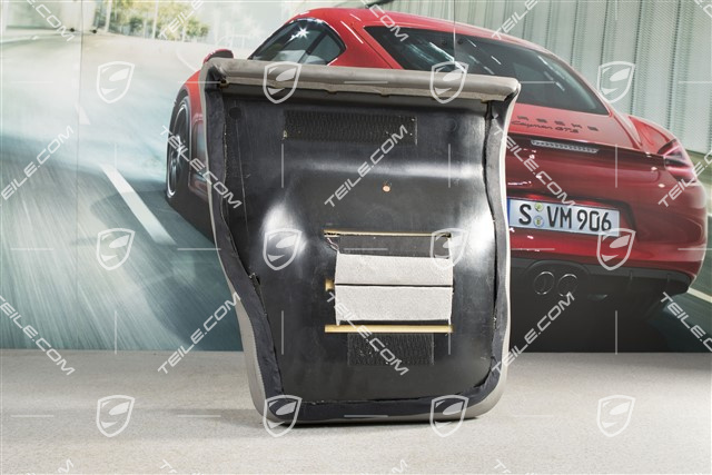 Notsitzkissen, Cabrio, Leder, Grafittigrau, R