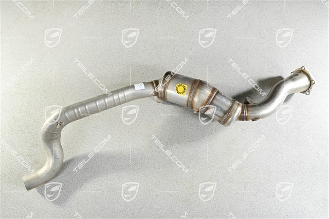 Exhaust pipe with catalytic converter, cyl. 5-8, Turbo, L