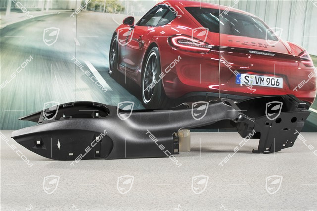 Centre console, black-grey