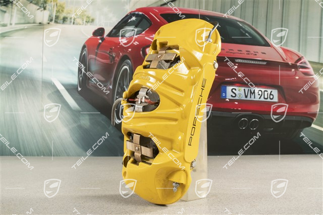 PCCB fixed calliper, Yellow, L