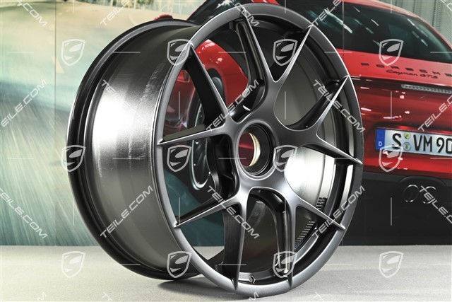 20" Lightweight construction magnesium wheel rim, 10J x 20 ET45, black satin matt