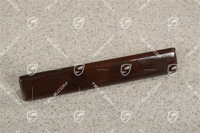 Schalttafelverkleidung Zierleiste, Wurzelholz, dunkel