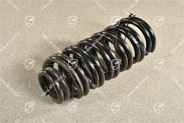 Schraubenfeder, HA, Turbo, Coupe, Tiptronic getriebe, KENN Gold/Red, L+R