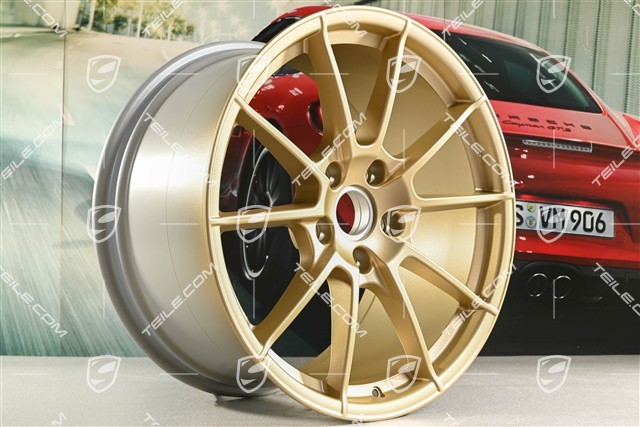 20" Felge "Spyder" / "718 Sport", 10,5J x 20 ET47, aurum seidenmatt