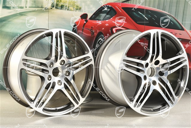 19-inch Turbo wheel set, 11J x 19 ET51 + 8J x 19 ET57