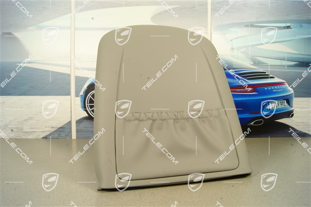 Osłona tylnej części fotela, popielata steel grey, L=R