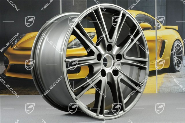 20-inch wheel rim Exclusive Design, 10,5J x 20 ET71 + 9,5J x 20 ET71, for winter use, silk gloss platinum
