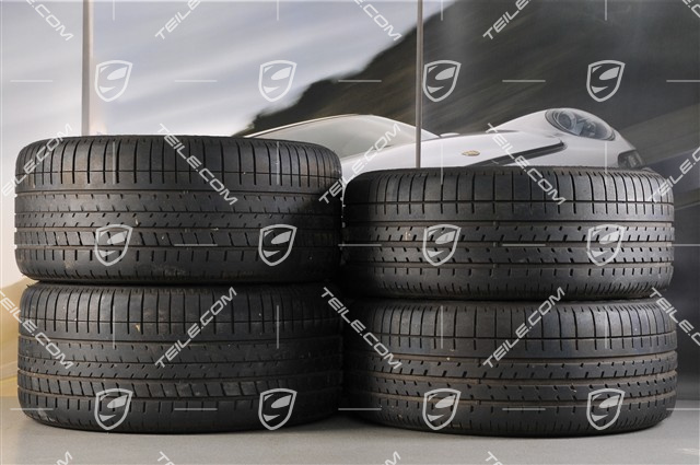 19" Panamera Design Sommerräder Satz, Felgen 9J x 19 ET 60 + 10J x 19 ET61 + Reifen 255/45 R19+285/40 R19