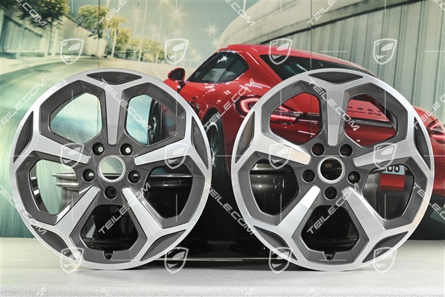 20-inch Taycan Offroad Design wheel rim set, 9J x 20 ET54 + 11J x 20 ET60