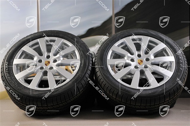 20" Koła zimowe SportDesign II, felgi 9J x 20 ET 57 + NOWE opony Pirelli Ice & Snow, 275/45 R20, z czujnikami ciśnienia