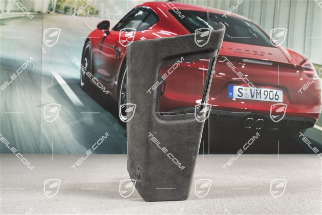 Tapicerka słupka-B, Alcantara, czarna, Coupe, R