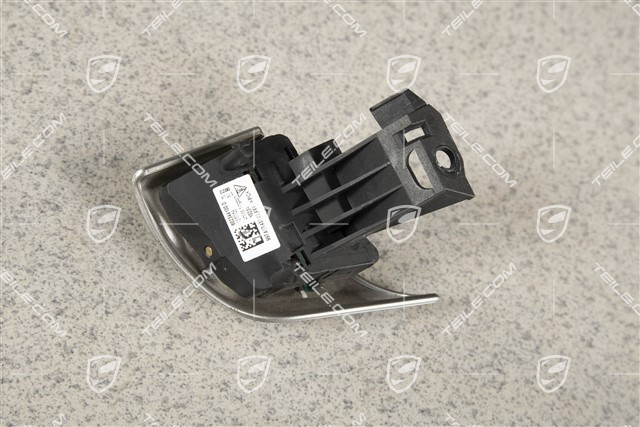 Switching module with Shift paddle, Tiptronic, Galvano silver, Sports steering wheel, L
