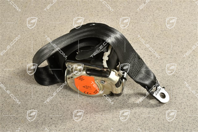 Sicherheitsgurt, Hinten, Schwarz, USA, R
