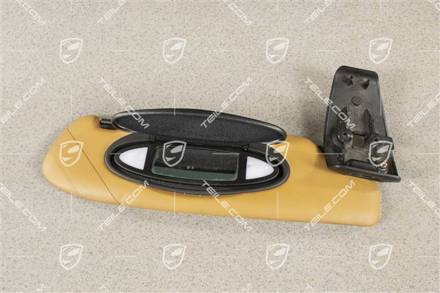 Osłona przeciwsłoneczna, Cabrio, skóropodobna, Sand beige, R