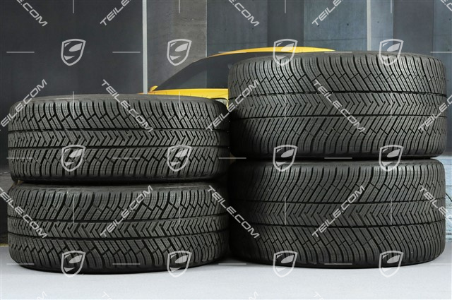 20" Komplet kół zimowych Carrera S (III), 8,5J x 20 ET51 + 11J x 20 ET70 + NOWE opony zimowe Michelin 245/35 ZR20 + 295/30 ZR20, z czujnikami ciśnienia RDK