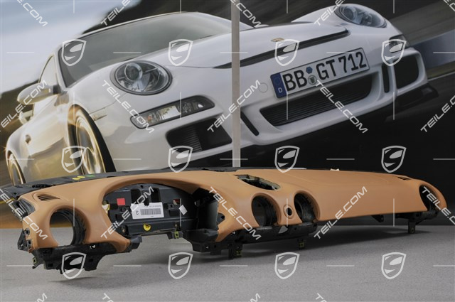 Dashboard, upper part, leather Sand Beige, Sport Chrono