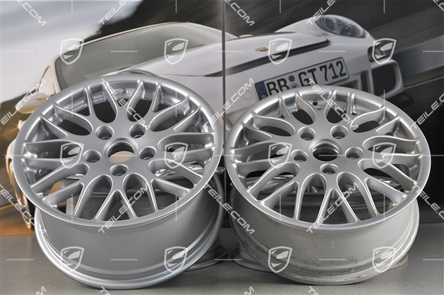 17" Komplet felg Sport Classic, 7J x 17 ET55 + 8,5J x 17 ET50,
