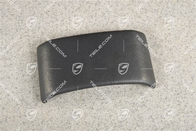 Verlängerung Oberteil für Mittelkonsole hinten, Leder, Metropolblau, coupe / Targa