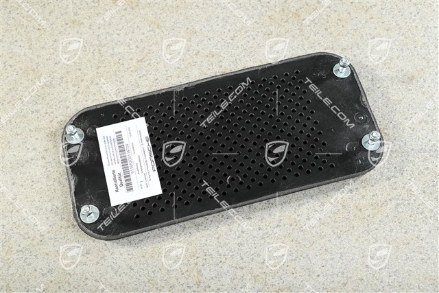 Speeker trim / cover, leatherette