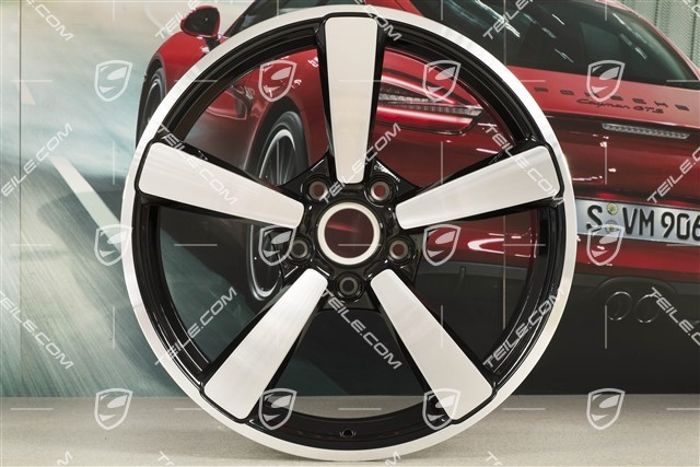 20-inch Carrera Exclusive wheel rim, 8,5J x 20 ET50, black high gloss