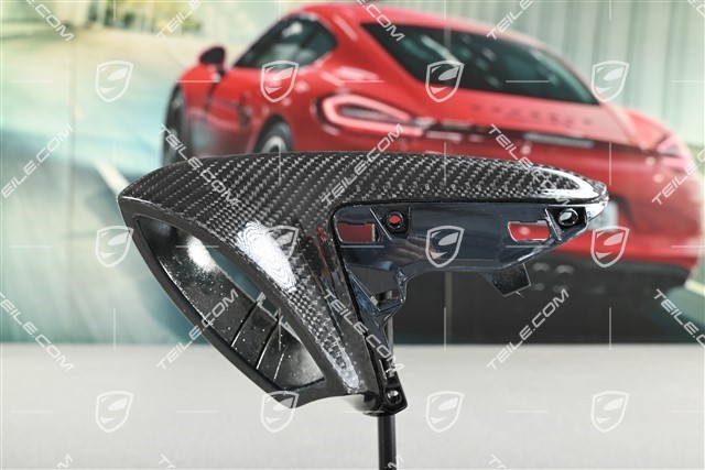 Osłona / obudowa dolna lusterka, carbon, L