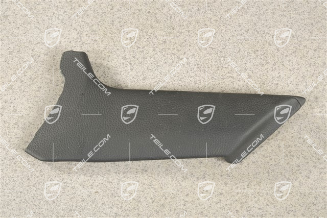 Mittelkonsole, Blende seitlich, Kunstleder, Schwarz, L