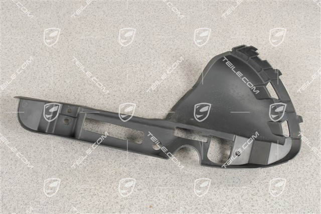 Air duct / guide / 3,0L 4,2L, Diesel, Satin black, L