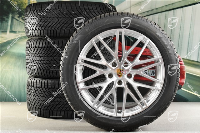 21-inch RS Spyder Design winter wheel set, rims 9,5J x 21 ET46 + 11,0J x 21 ET58 + NEW Pirelli winter tyres 285/45 R21 + 305/40 R21, with TPMS