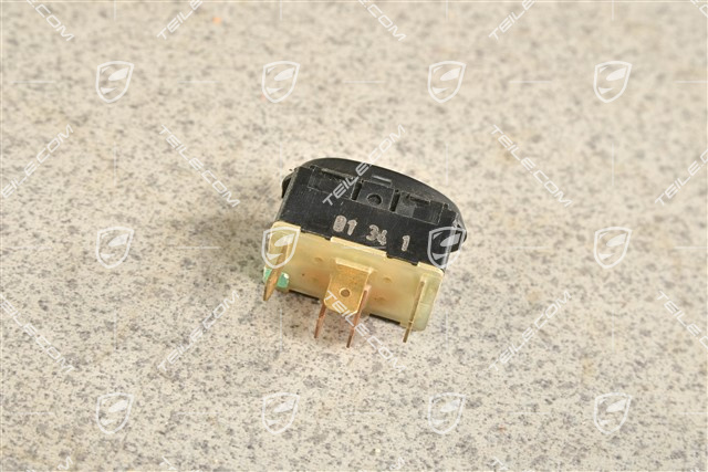 Heckscheibe / Aussenspiegel Heizung Schalter, Schwarz-matt, RHD