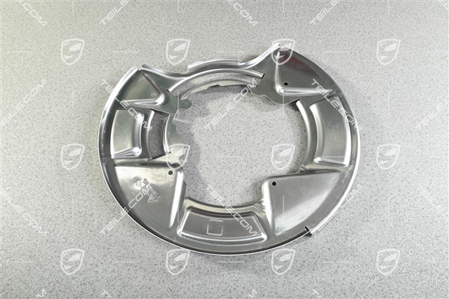 Rear axle disc brake protective plate, PCCB, R