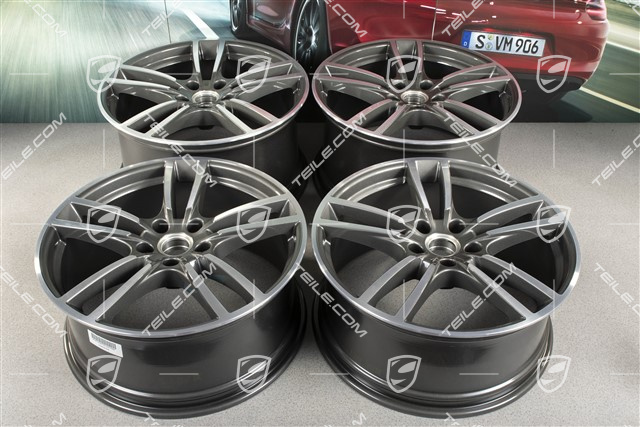 21" Felgensatz Cayenne Turbo, 11J x 21 ET58 + 9,5J x 21 ET46