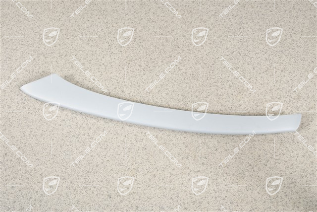 Front bumper disc / trim, lacquered, lower, L