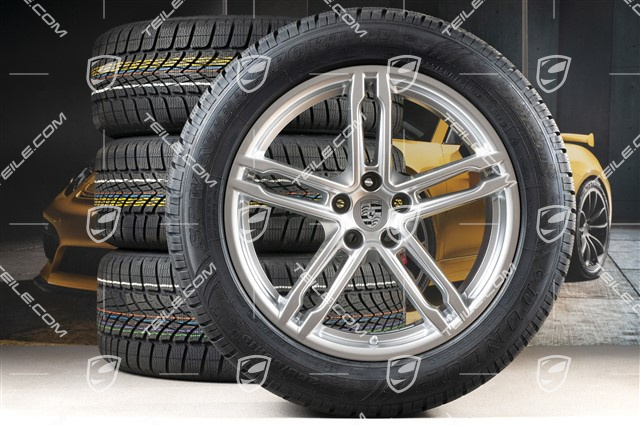 19-inch "Macan Turbo" winter wheels set, rims 8J x 19 ET21 + 9J x 19 ET21, Dunlop winter tyres 235/55 R 19 + 255/50 R 19, with TPMS