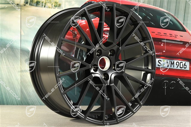 22" komplet felg RS Spyder, 10J x 22 ET48 + 11,5J x 22 ET52, czarny satynowy półmat