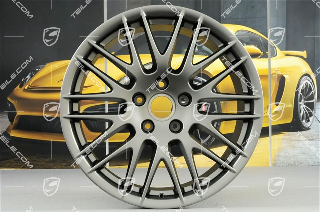 20-inch RS Spyder / GTS wheels set, 9,5J x 20 ET47, platinum satin-mat