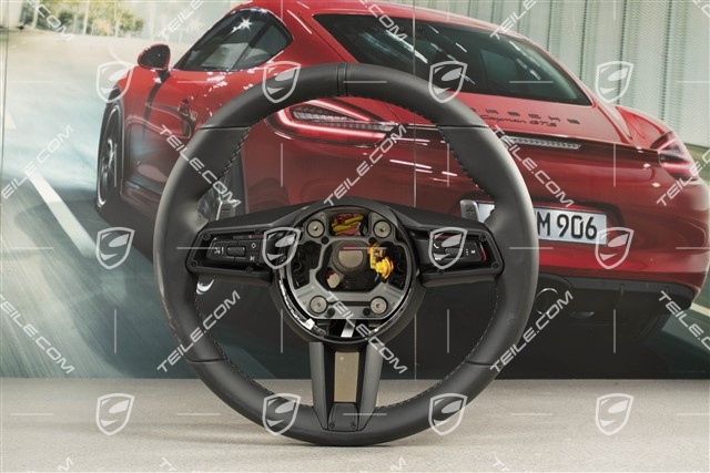 Sports Steering wheel GT Leather, multifunction, heated, Black