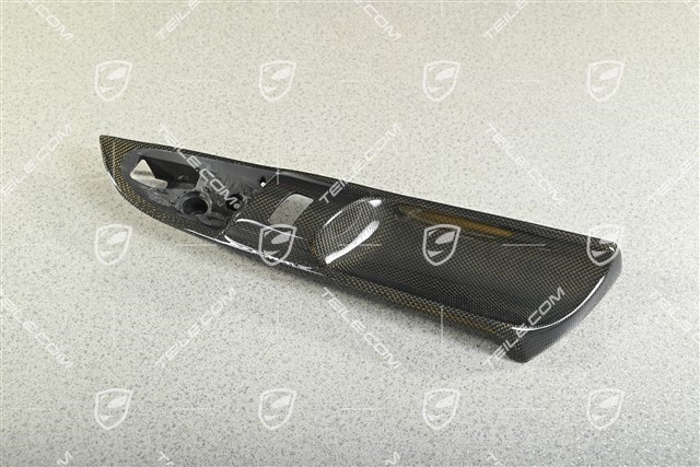 Polsterblende, Türgriffabdeckung, Carbon, R