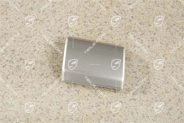 Schalttafelverkleidung / Getränkehalter Zierleiste, LHD, Galvanosilber, L