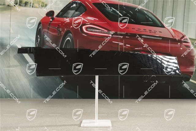 Blenda / osłona słupka B drzwi przednich, zewnętrzna, czarna, L